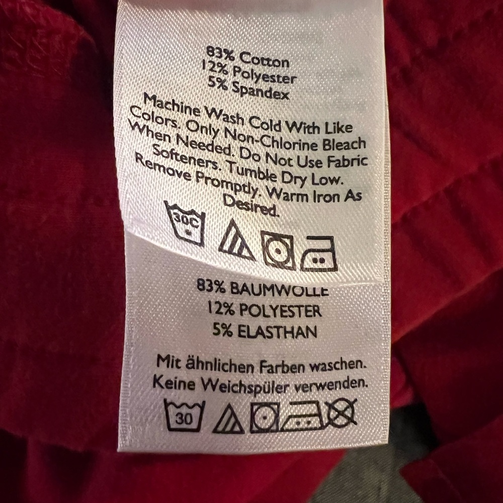 Eddie Bauer Red Track Joggers - Picture 7 of 11
